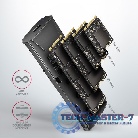 EEM2-GTS2 Obudowa zewnętrzna aluminiowa bezśrubowa USB-C 3.2 Gen 2 M.2 NVMe & SATA SSD + USB-A - USB-C redukcja EEM2-GTS2 Obudowa zewnętrzna aluminiowa bezśrubowa USB-C 3.2 Gen 2 M.2 NVMe & SATA SSD + USB-A - USB-C redukcja