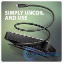 HMC-UFO Wieloportowy hub USB 9in1, 10Gbps, 2x USB-A, HDMI 4K/60Hz, M.2 NVMe/SATA, audio, PD 100W, SD/microSD, GLAN, 65cm USB-C k