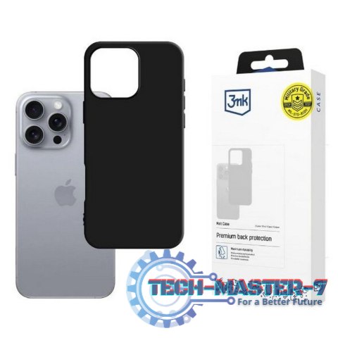 Matt Case iPhone 16 Pro Max 6,9 Czarne