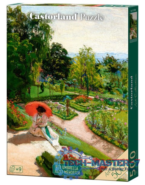 Puzzle 500 elementów Czerwona Parasolka Józef Mehoffer