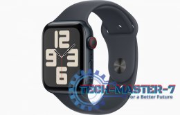 Watch SE GPS + Cellular, koperta 44 mm z aluminium w kolorze północy, pasek sportowy w kolorze północy - rozmiar M/L