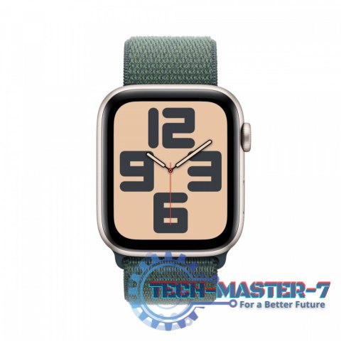Watch SE GPS, koperta 44 mm z aluminium w kolorze księżycowej poświaty z opaską sportową w kolorze górskiego jeziora Watch SE GPS, koperta 44 mm z aluminium w kolorze księżycowej poświaty z opaską sportową w kolorze górskiego jeziora