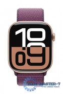 Watch Series 10 GPS, koperta 46 mm z aluminium w kolorze różowego złota z opaską sportową w kolorze dojrzałej śliwki