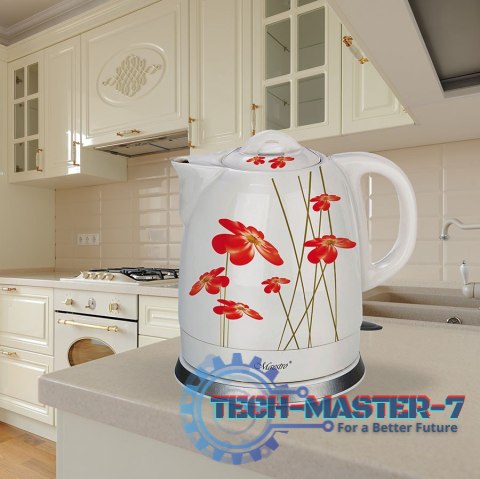 Ceramiczny czajnik elektryczny 1,5l 1200W MR-066-RED Ceramiczny czajnik elektryczny 1,5l 1200W MR-066-RED