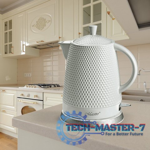 Ceramiczny czajnik elektryczny 1,5l 1500W MR-069-WHITE Ceramiczny czajnik elektryczny 1,5l 1500W MR-069-WHITE