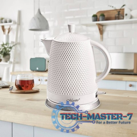 Ceramiczny czajnik elektryczny 1,5l 1500W MR-069-WHITE Ceramiczny czajnik elektryczny 1,5l 1500W MR-069-WHITE