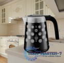 Czajnik elektryczny 1,7l 2200W "KROPKI" MR-045-BLACK