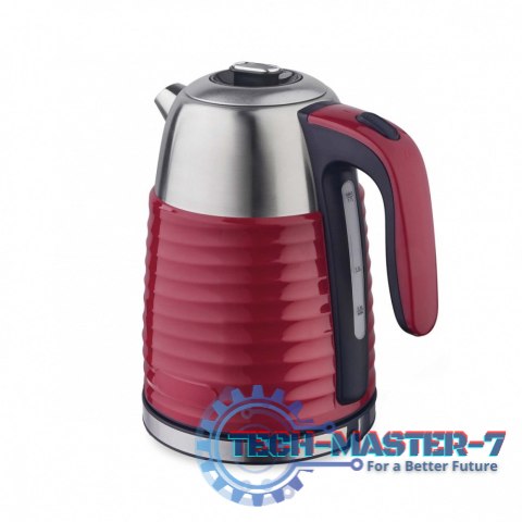 Czajnik elektryczny metalowy 1,7l 2200W MR-051-RED