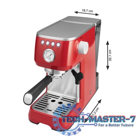 Ekspres kolbowy Barista Perfetta Plus czerwony Ekspres kolbowy Barista Perfetta Plus czerwony