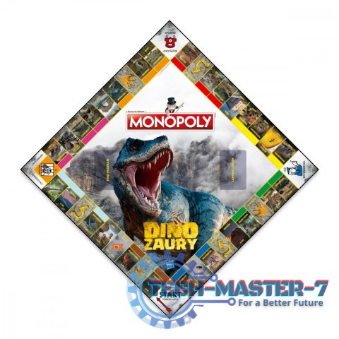 Gra Monopoly Dinozaury Gra Monopoly Dinozaury