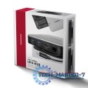 HMC-UFO Wieloportowy hub USB 9in1, 10Gbps, 2x USB-A, HDMI 4K/60Hz, M.2 NVMe/SATA, audio, PD 100W, SD/microSD, GLAN, 65cm USB-C k