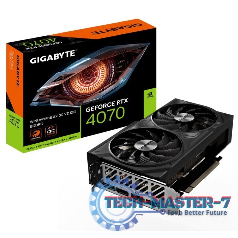 Karta graficzna GeForce RTX 4070 WINDFORCE 2X OC V2 12GB GDDR6 192bit