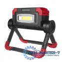 Lampa robocza LED COB warsztatowa składana MCE439 300LM 3 tryby świecenia, IP44. 6500K (zimna biała) wymiary: 199,4 x 141 x 58,6