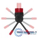 Lampa robocza LED COB warsztatowa składana MCE439 300LM 3 tryby świecenia, IP44. 6500K (zimna biała) wymiary: 199,4 x 141 x 58,6