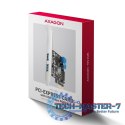 PCEU-232RS Kontroler PCIe 2+2x port USB 3.2 GEN 1, UASP, SP & LP 15-pin SATA zasilacz