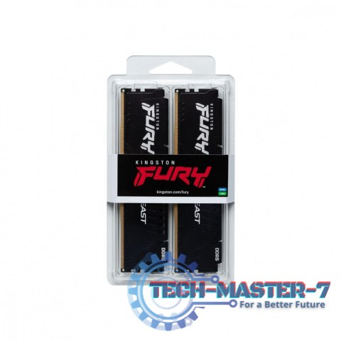 Pamięć DDR5 Fury Beast Black 32GB(2*16GB)/6000 CL36 Pamięć DDR5 Fury Beast Black 32GB(2*16GB)/6000 CL36