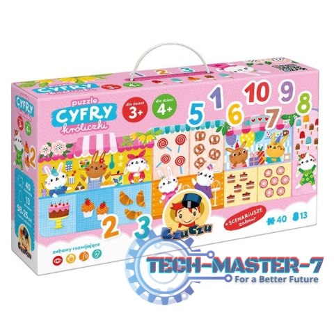 Puzzle Cyfry Króliczki