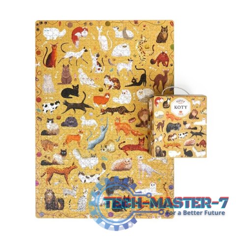 Puzzle Puzzlove Koty 1000 elementów Puzzle Puzzlove Koty 1000 elementów