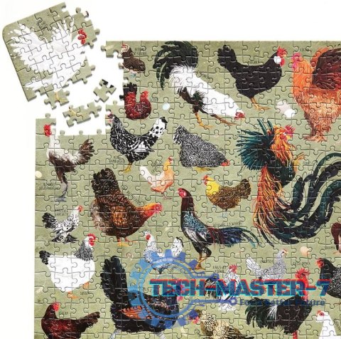 Puzzle Puzzlove Kury 1000 elementów Puzzle Puzzlove Kury 1000 elementów