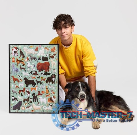 Puzzle Puzzlove Psy 1000 elementów Puzzle Puzzlove Psy 1000 elementów