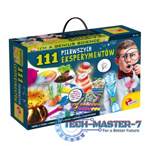Zestaw naukowy IM A Genius - 111 pierwszych eksperymentów Zestaw naukowy IM A Genius - 111 pierwszych eksperymentów