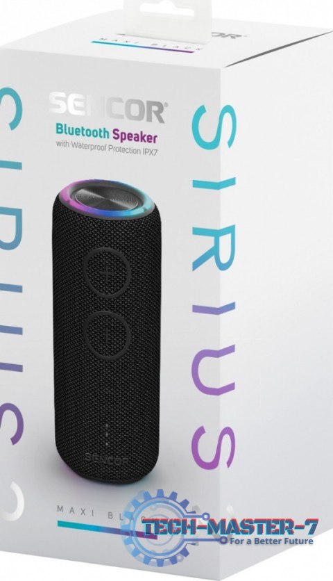 Głośnik bluetooth SIRIUS 2 MAXI B moc 30W, LED, TWS Głośnik bluetooth SIRIUS 2 MAXI B moc 30W, LED, TWS
