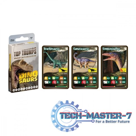 Gra Top Trumps Dinozaury Gra Top Trumps Dinozaury