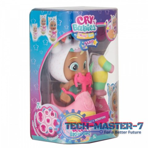 Laleczka Cry Babies Stars Jumpy Monsters, Nunu Laleczka Cry Babies Stars Jumpy Monsters, Nunu