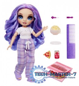 Lalka Rainbow High Junior PJ Party, Violet Purple