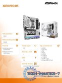Płyta główna X870 PRO RS AM5 4DDR5 M.2 ATX
