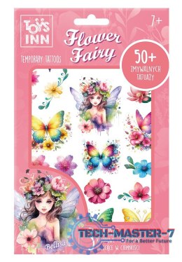 Tatuaże Flower Fairy Bellisa różowy