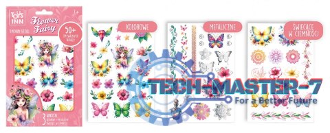 Tatuaże Flower Fairy Bellisa różowy Tatuaże Flower Fairy Bellisa różowy