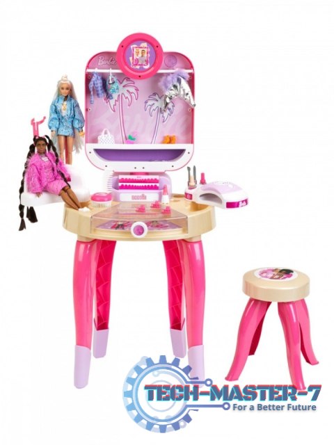 Toaletka Barbie z lampą do paznokci hybryd Toaletka Barbie z lampą do paznokci hybryd