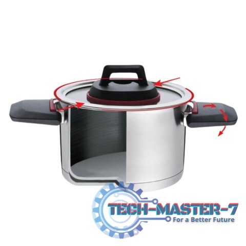 Garnek ze składanymi uchwytami 24cm, 5,5l MR-3530-24 Garnek ze składanymi uchwytami 24cm, 5,5l MR-3530-24