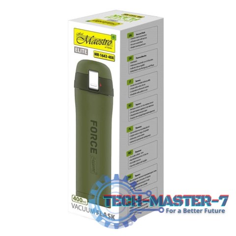Kubek termiczny 400 ml Force MR-1643-40A Zielony Kubek termiczny 400 ml Force MR-1643-40A Zielony