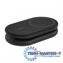 Magnetyczna podstawka ładująca BOOSTCHARGE 2w1 Qi2 15W czarna składana