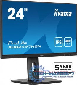 Monitor 24 cale XUB2497HSN-B2 IPS, USB-C Dock, HDMI, DP, 300cd, Pivot, HAS /5y/