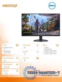 Monitor AW2725QF 27.0 cali NVIDIA G-Sync Compatible IPS Dual-Resolution/4K 180Hz/FHD 360Hz/16:9/DP/HDMI/USBC/USB/3Y