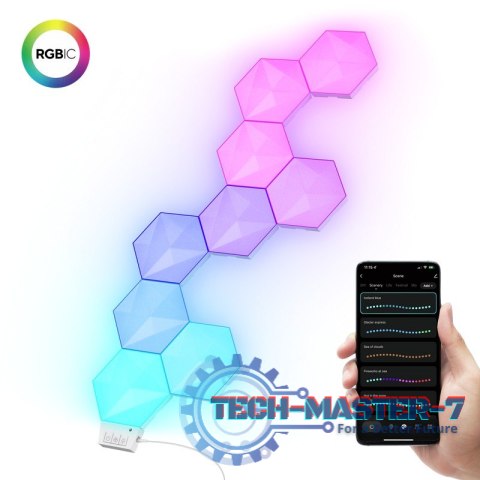 Panel oświetleniowy GXT902 VYBZ RGB HEXAGON Panel oświetleniowy GXT902 VYBZ RGB HEXAGON