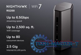Router WiFi 7 BE6500 RS200