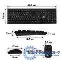 Bezprzewodowa mysz i klawiatura NanoRS RS580