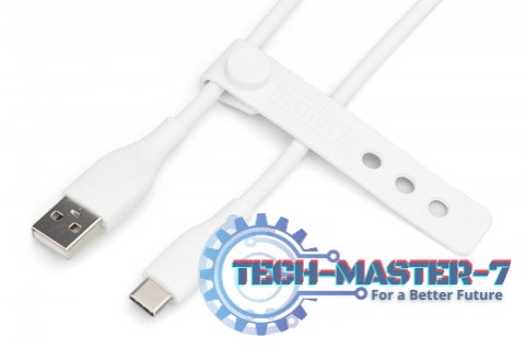 Kabel zasilający silikonowy USB-A - USB-C, USB 2.0 60W, 0,5m Biały Kabel zasilający silikonowy USB-A - USB-C, USB 2.0 60W, 0,5m Biały