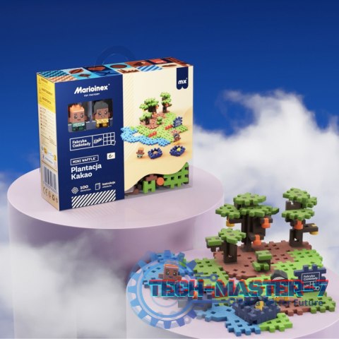 Klocki Mini Waffle Wedel - Plantacja kakao 100 elementów Klocki Mini Waffle Wedel - Plantacja kakao 100 elementów