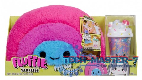 Poduszka Fluffie Stuffiez Pillow Fight, Tęcza