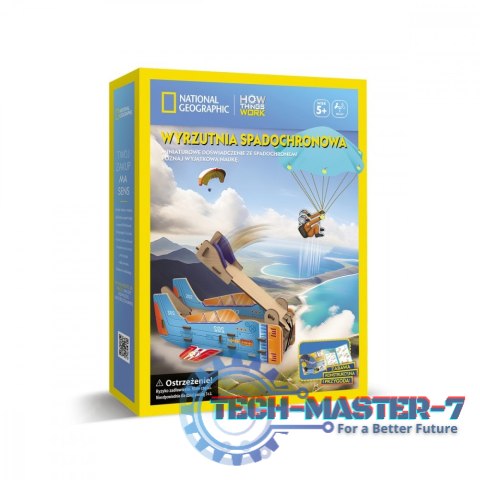 Puzzle 3D National Geographic Wyrzutnia spadochronowa