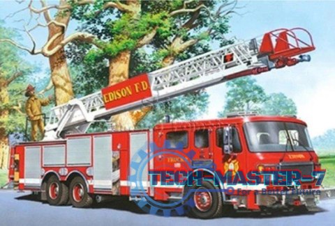 Diamentowa mozaika - Auto straż pożarna