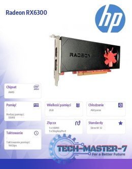 Karta graficzna AMD Radeon RX 6300 2G GDDR6DP+HDMI GFX 803S9AA