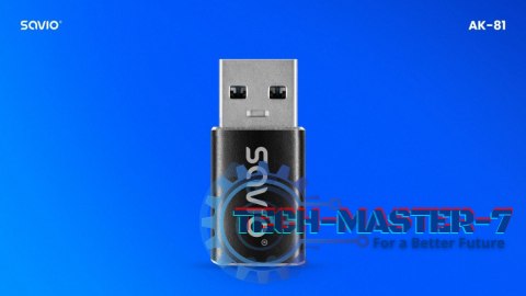 Adapter USB-C 3.1 (F) - USB-A 3.1 (M) AK-81 Adapter USB-C 3.1 (F) - USB-A 3.1 (M) AK-81