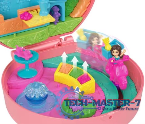 Figurki Polly Pocket Zestaw kompaktowy, Skuter Pieska Figurki Polly Pocket Zestaw kompaktowy, Skuter Pieska