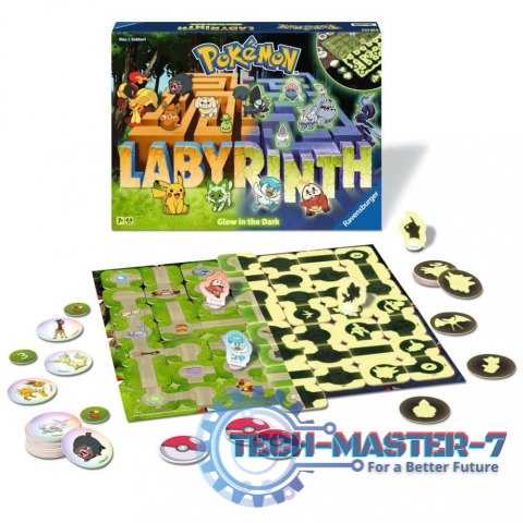 Gra Labyrinth Pokemon Świecący w ciemności Gra Labyrinth Pokemon Świecący w ciemności